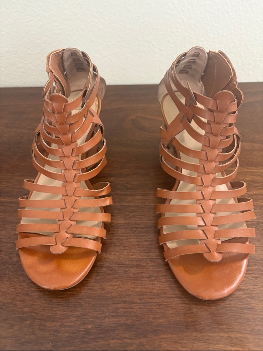 ASOS Brown Strappy Gladiator Sandals